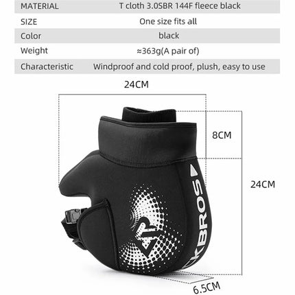 2315Paire de Gants Chauds Coupe-Vent en Polaire