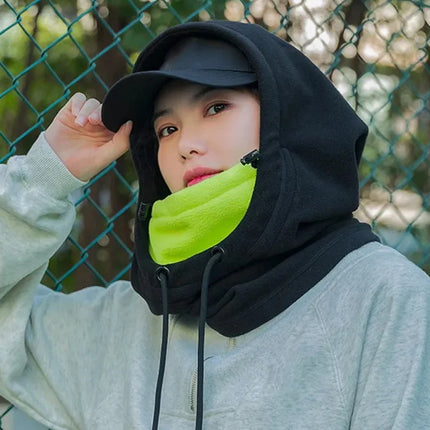 2487Cagoule de Ski et de Cyclisme d&amp;#39;Hiver Chaude en Polaire