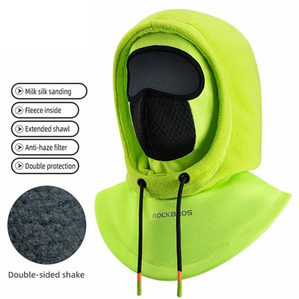 1477Cagoule ciclista doppio strato unisex antivento e calda