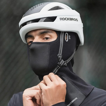 819Cagoule chaude en polaire pour cyclisme en plein air