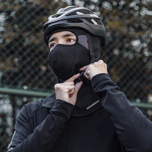 2420Cagoule de ski et de cyclisme d&amp;#39;hiver chaud en polaire