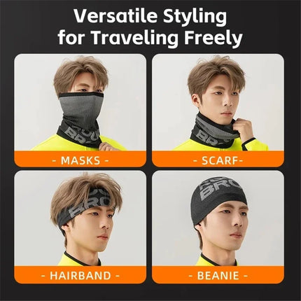 1594Cache-cou tricotato caldo per il ciclismo all'aperto in inverno