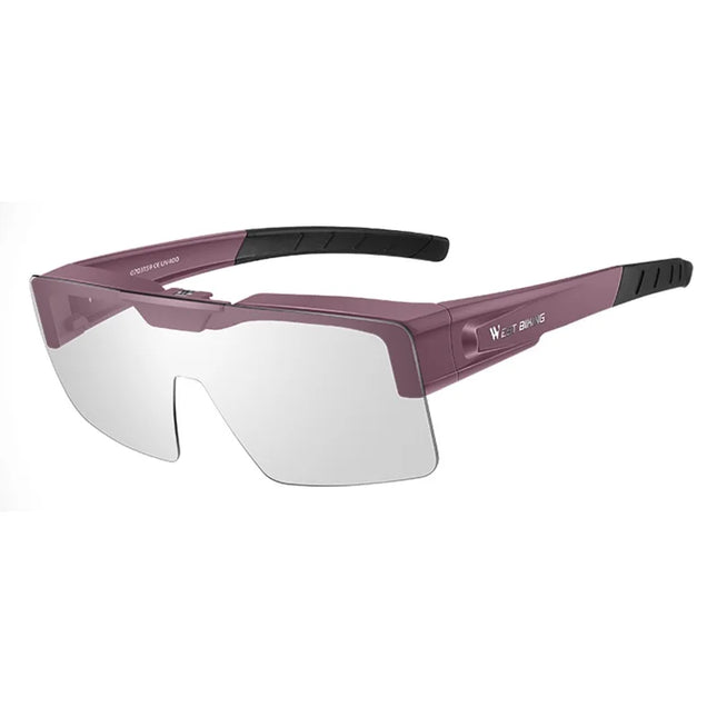 2249Gafas de sol con lentes transparentes a prueba de viento para hombre y mujer