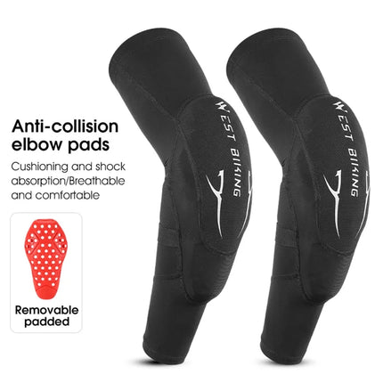 866Coudières de cyclisme anti-collision, manchon de protection élastique