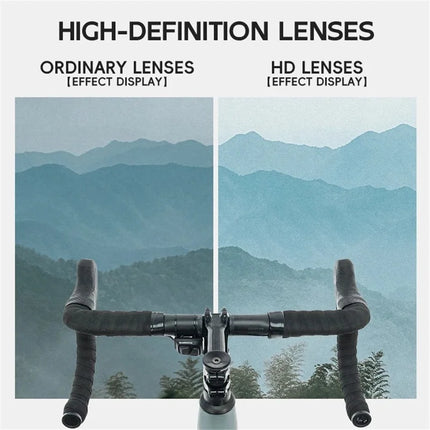 1715 Gafas de ciclismo ligeras - Gris transparente + lente HD violeta