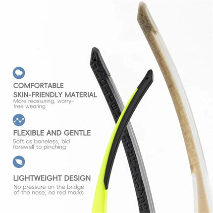 1715 Gafas de ciclismo ligeras - Gris transparente + lente HD violeta