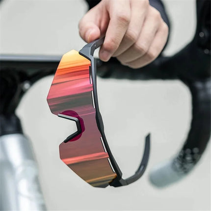 617 Cycling windproof protective glasses with 4 lenses