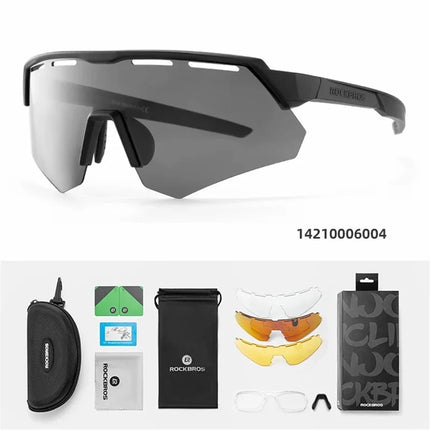617 Cycling windproof protective glasses with 4 lenses