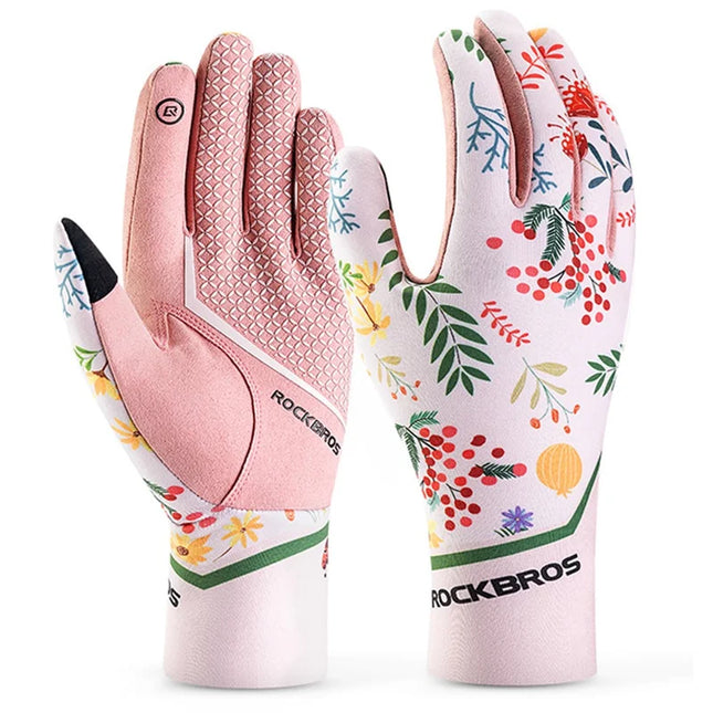 2473Paire de Gants de Cyclisme Femme Antidérapants