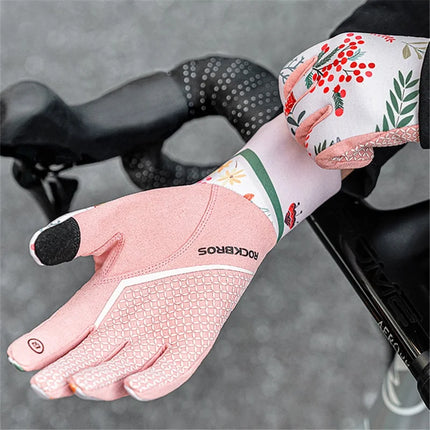 2376Paire de Gants de Cyclisme Femme Antidérapants