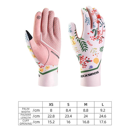 2376Paire de Gants de Cyclisme Femme Antidérapants