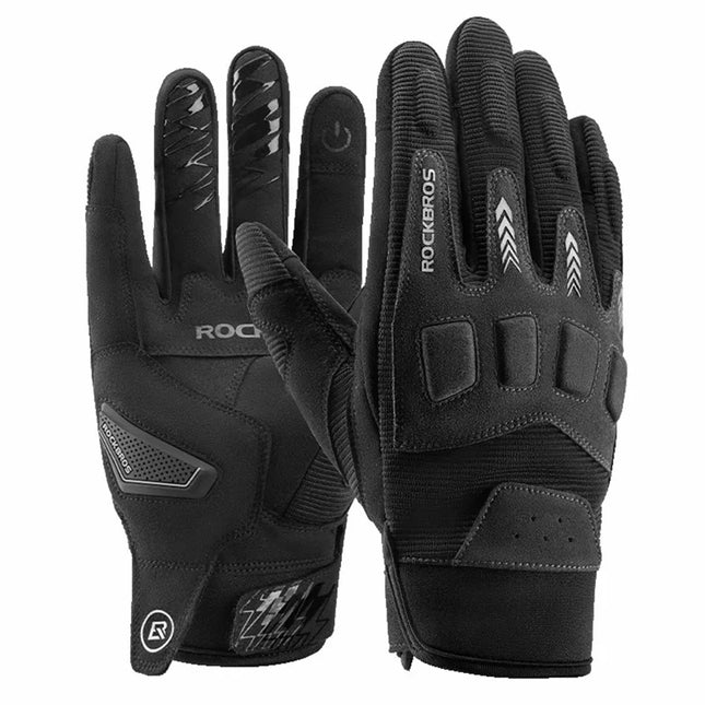 499Gants  tactiles à doigts complets - Noir