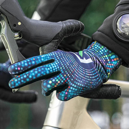 2404Par de Guantes de Ciclismo Exteriores Antideslizantes