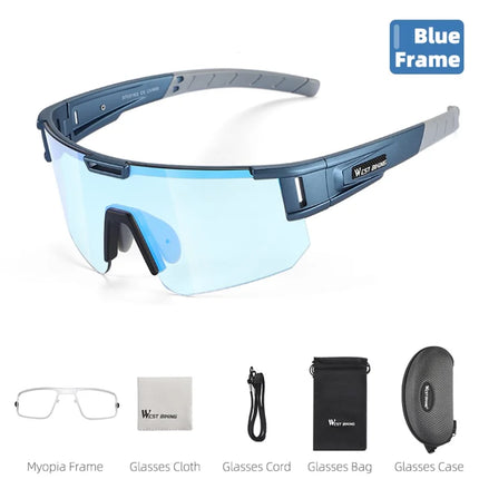 795 Occhiali da ciclismo da esterno fotocromatici UV400 - Blu