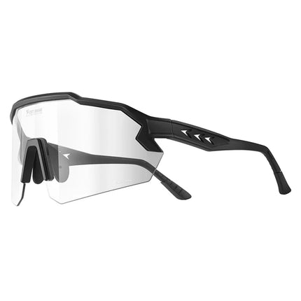 646 Anti-fog Cycling Glasses with TR90 Frame Photochromic UV400 - Black