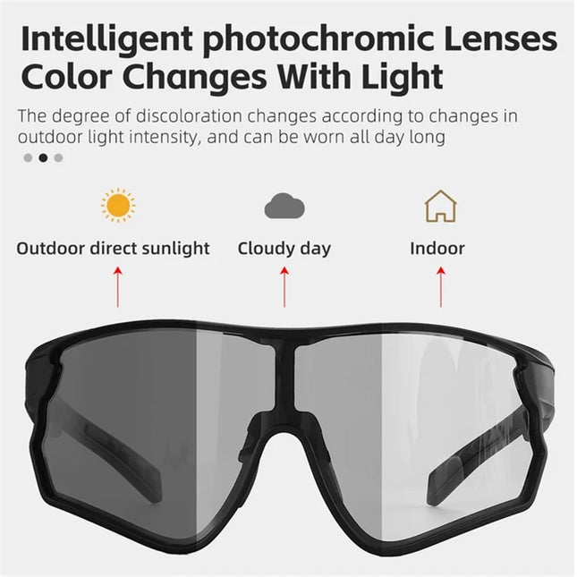 2358 Gafas de ciclismo fotocromáticas antiviento