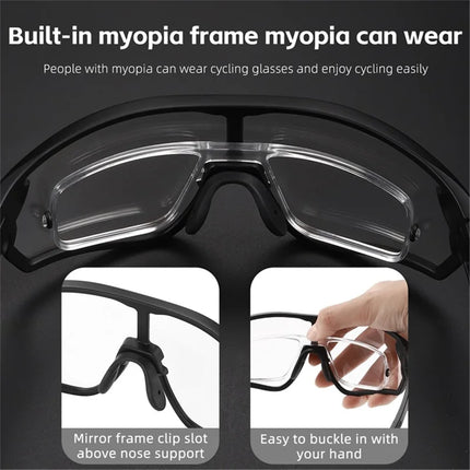 2358 Gafas de ciclismo fotocromáticas antiviento
