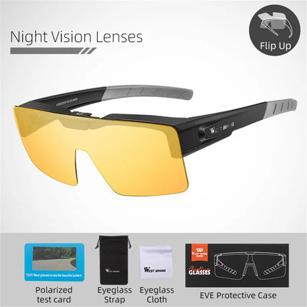 2393Lunettes de nuit avec verres interchangeables pour cyclisme