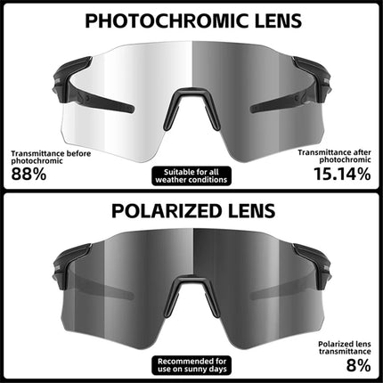 2337Gafas de sol fotocromáticas unisex