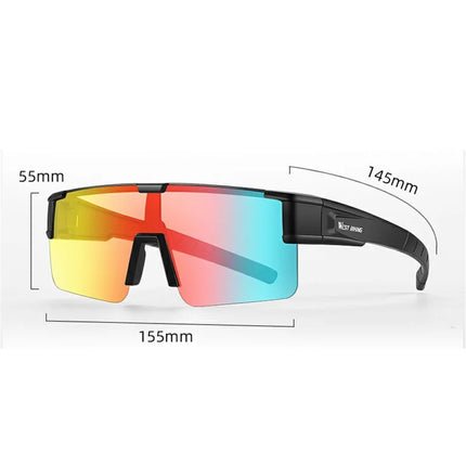 2421Gafas de sol deportivas polarizadas con montura de policarbonato