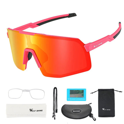 2246 Gafas de ciclismo polarizadas anti-viento para ciclista