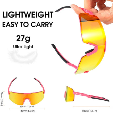 2246 Gafas de ciclismo polarizadas anti-viento para ciclista