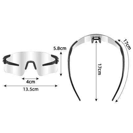 2535 Sport-Sonnenbrille photochrome, beschlagfrei und winddicht