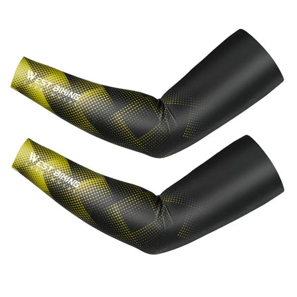 1235Paire de manches en soie glacée pour hommes protection UV