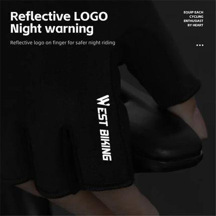 1524 Unisex-Antirutsch-Handschuhe, atmungsaktiv, halbe Finger - Violett