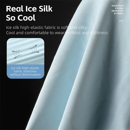 1299Capucha de verano fotochromática en seda glacé con protección solar - Azul bebé