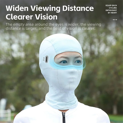 1327Cagoule d&amp;#39;été photochromique en soie glacée protection solaire - Gris clair