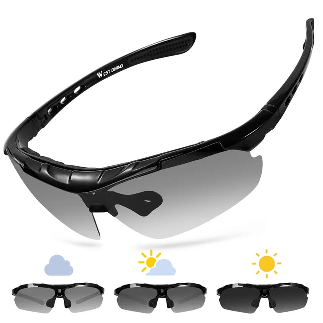 2434Gafas de ciclismo anti-UV con lentes tintadas