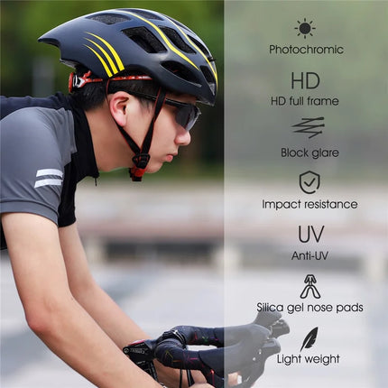2434Gafas de ciclismo anti-UV con lentes tintadas