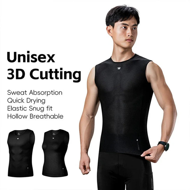 11Débardeur de cyclisme  haut sans manches à séchage rapide