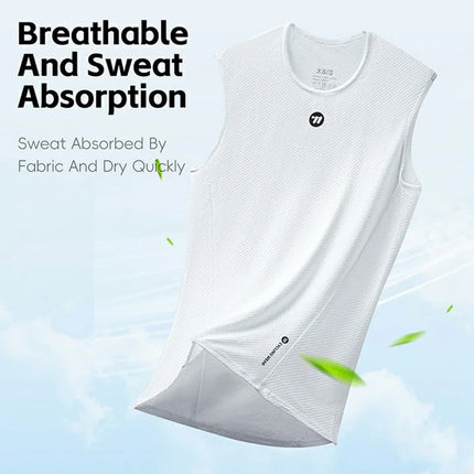 11Débardeur de cyclisme  haut sans manches à séchage rapide