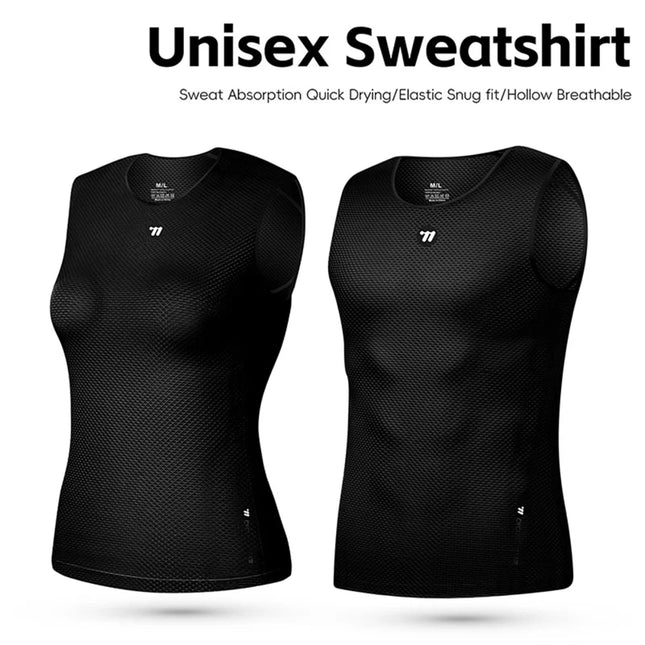 2554 Camiseta de ciclismo sin mangas de secado rápido