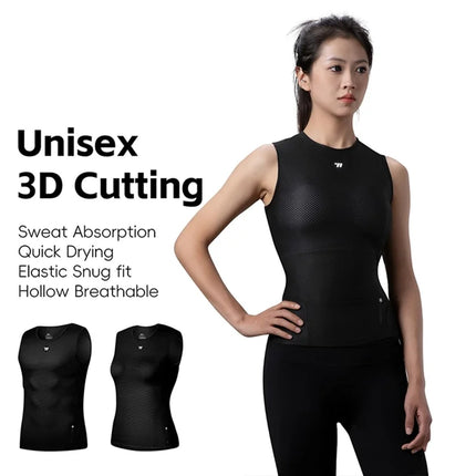 2554 Canottiera da ciclismo top senza maniche ad asciugatura rapida