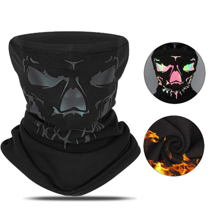 680Cachecou Reflective Fleece Windproof Balaclava Black