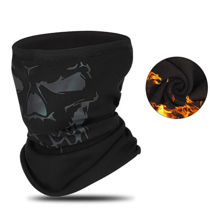 680Cachecou Reflective Fleece Windproof Balaclava Black