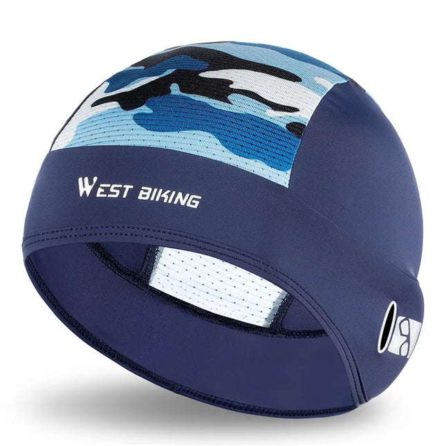 1434Gorro de verano Anti UV Seda Helada Deportivo Azul