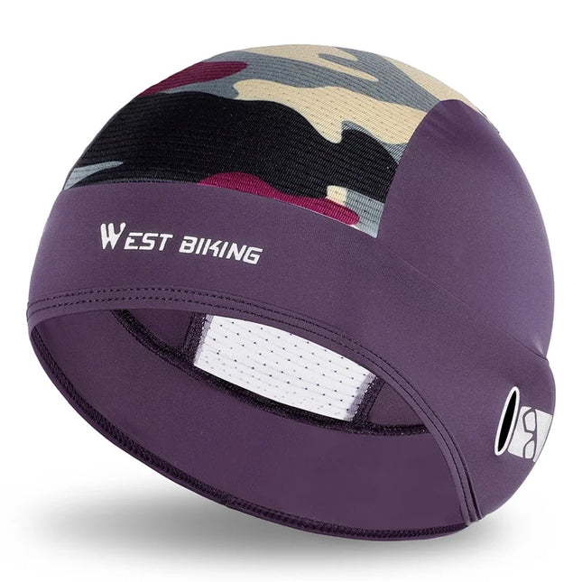 589 Berretto estivo Anti UV Seta Ghiacciata Sport Viola