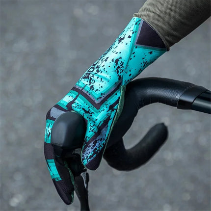 1197Paire de gants de vélo d&amp;#39;hiver plein doigt thermiques chauds