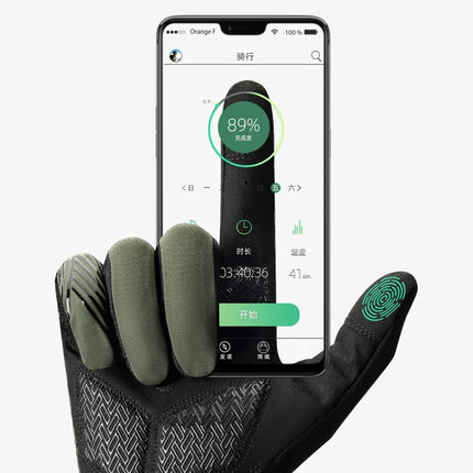 2156Paire de Gants de Cyclisme Pleins Doigts Écran Tactile