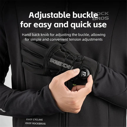 2265Par de Guantes de Ciclismo Táctiles Reflectantes