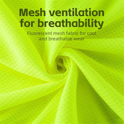 2426 Chaleco Reflectante de Poliéster Chaqueta de Seguridad Nocturna