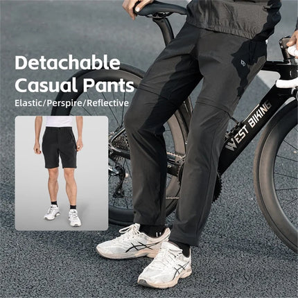 5Pantalon de sport décontracté détachable pour le cyclisme short respirant