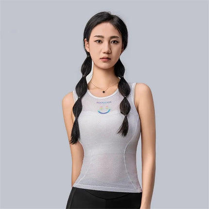 2556 Camiseta Deportiva para Mujer, Secado Rápido, Transpirable - Blanco