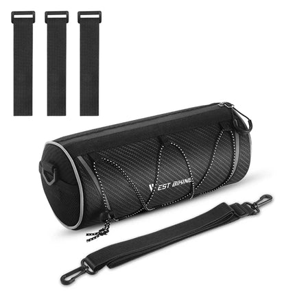 1425Sacoche de guidon de vélo de grande capacité 2L avec bandoulière