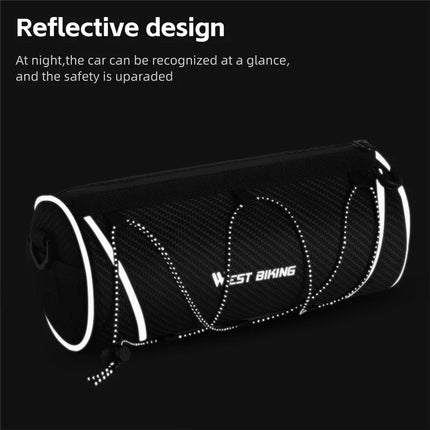 1425Sacoche de guidon de vélo de grande capacité 2L avec bandoulière