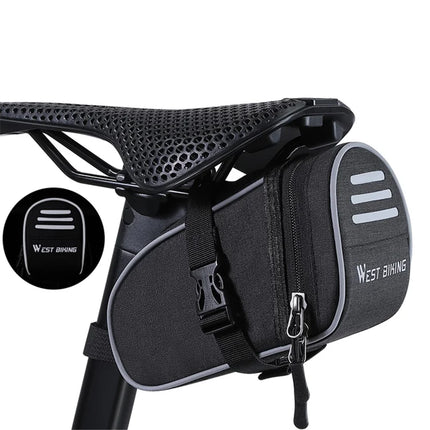585Sacoche de selle de vélo 1L, toile Oxford réfléchissant